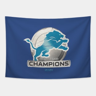 Nfc North Division Champions 2024 Detroit Tapestry