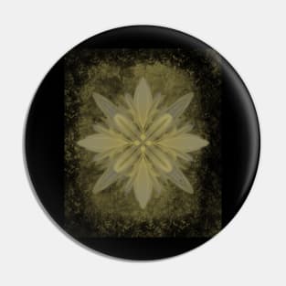 Gold flower Pin