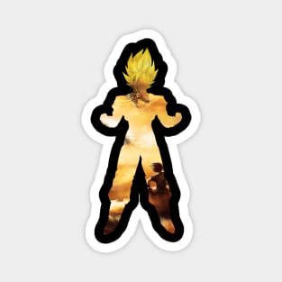 Goku super sayian and Shenron Magnet