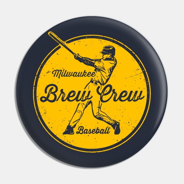 Vintage Brew Crew Pin by Throwzack