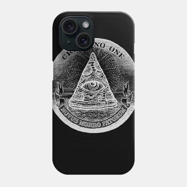 Illuminati Pizza Slice Phone Case by Roberto Jaras Lira