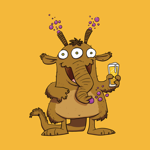 Hefeweizen Beer Monster by striffle