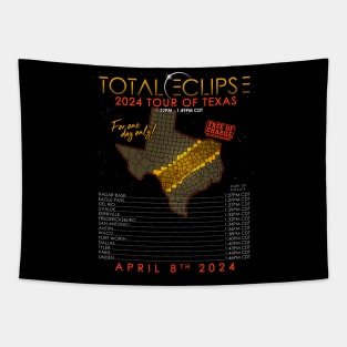 Total Solar Eclipse 2024 Tour of Texas Tapestry