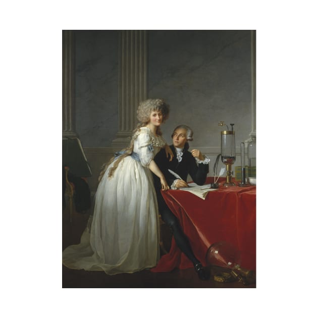 Portrait of Antoine-Laurent Lavoisier and His Wife by Jacques-Louis David by Classic Art Stall