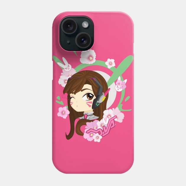 Love~D.Va Phone Case by ToriSipes