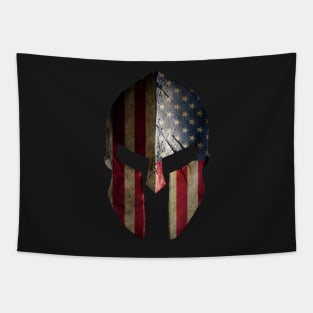 American Spartan Warrior Helmet Tapestry