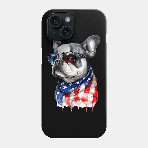 Independence Day Dog Phone Case by equiliser