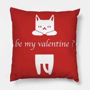 Valentine cat Pillow