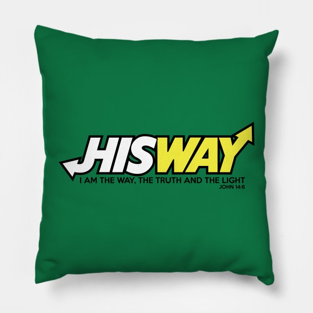 God's Way Pillow by iMAK