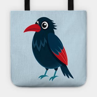 Cute raven bird kawaii Tote