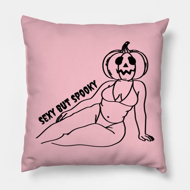 Sexy But Spooky Pillow by M.Y