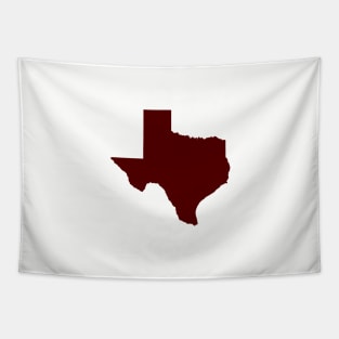 Maroon Texas Tapestry