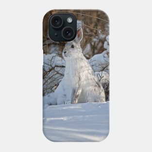 Snow Shoe Hare Phone Case