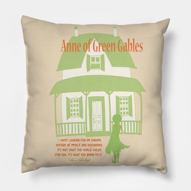 Anne Shirley quote Pillow by GalleryArtField