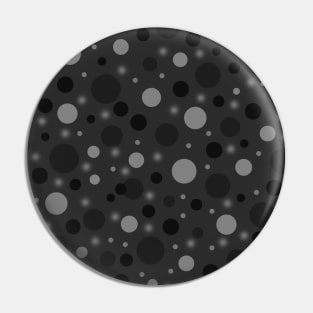 Black and grey circular shades pattern Pin