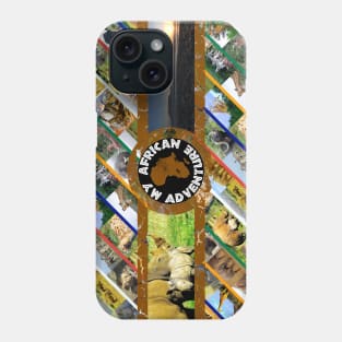 My African Adventure Wildlife Collage Phone Case