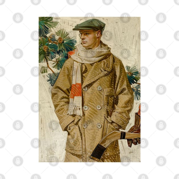 JC Leyendecker, Ready for Hockey 1920 by immortalpeaches