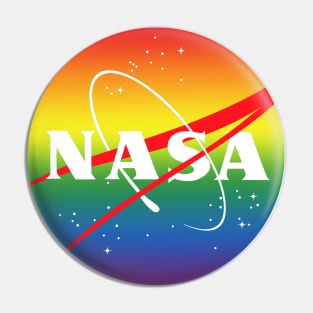 Subtle Gay NASA Pin