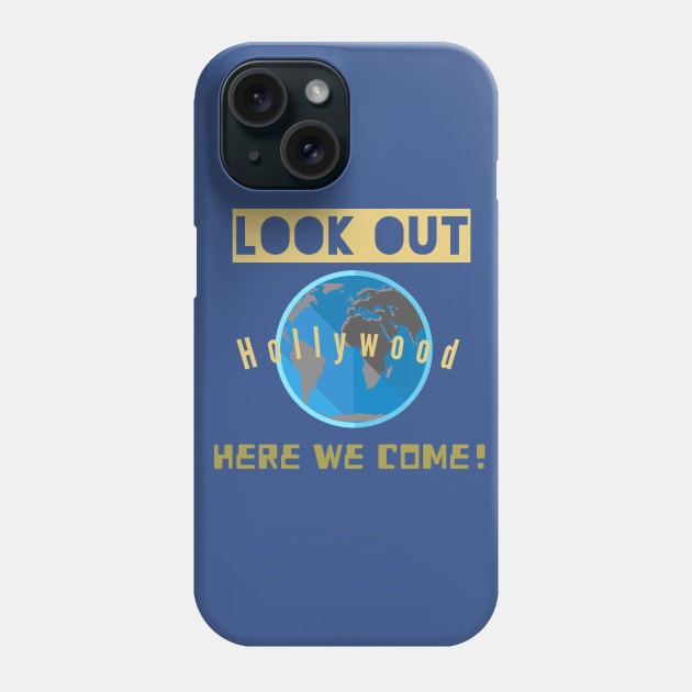 Hollywood Phone Case by Courtney's Creations