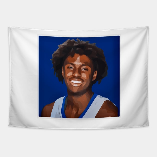 Tyrese Maxey Tapestry by Playful Creatives