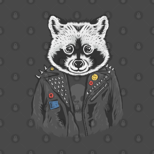 Metal Racoon by haloakuadit