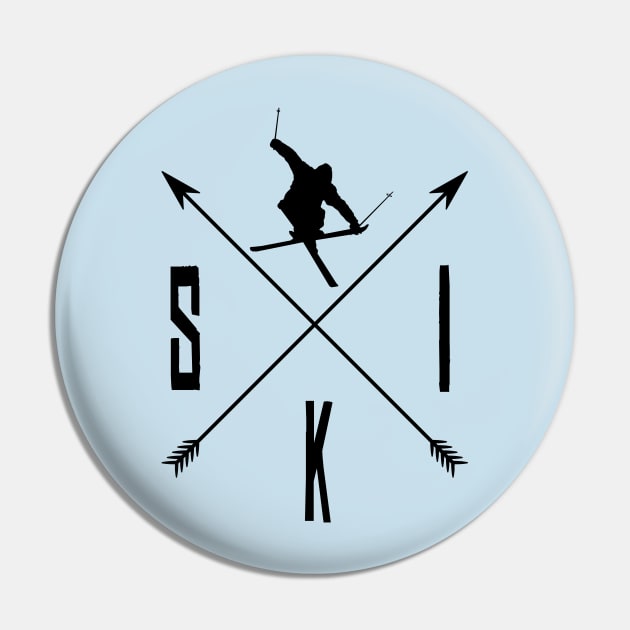 Ski Pin by OneRedFox