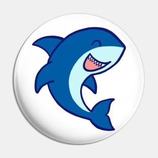 Blue Ocean Shark Pin