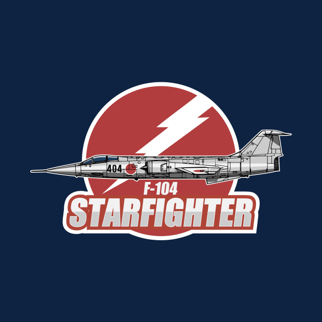 Japanese F-104 Starfighter by Tailgunnerstudios