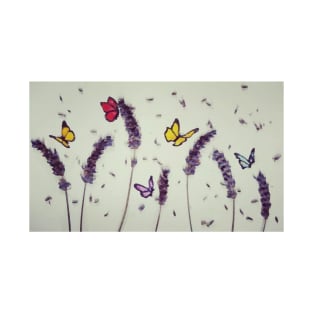 Butterflies in Lavender T-Shirt