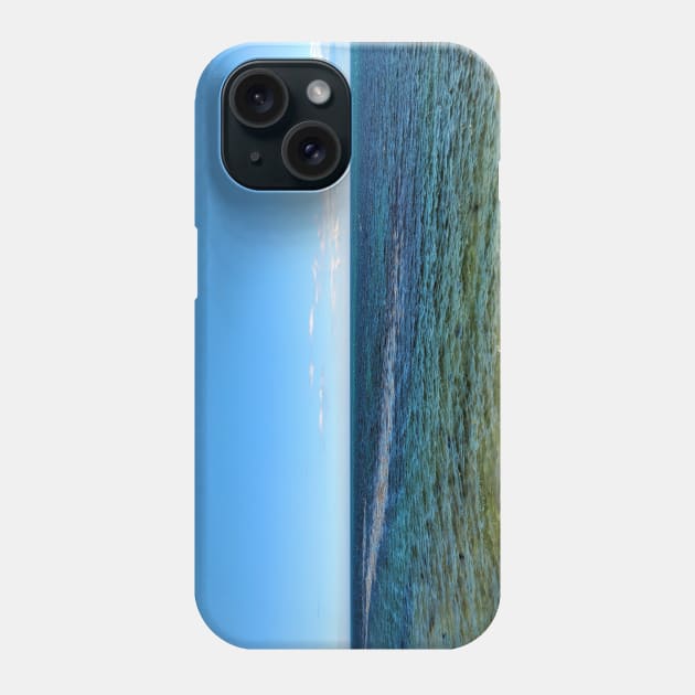 Sea blue, Golspie, Scotland Phone Case by MitaDreamDesign