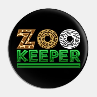 Zoo Keeper - Animal Lover African Safari Gift Pin