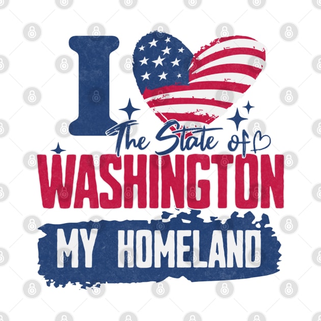 Washington my homeland by HB Shirts