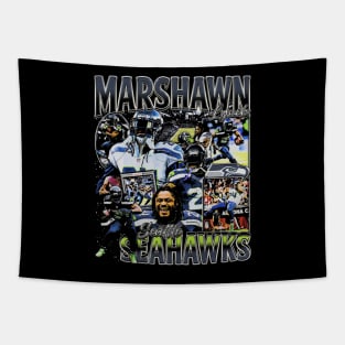 Marshawn Lynch Vintage Bootleg Tapestry