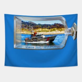 Ship In A Bottle Morro Bay California Tapestry