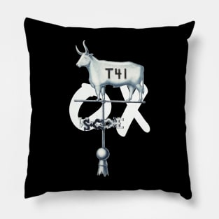 Ox Weather Vane Pillow