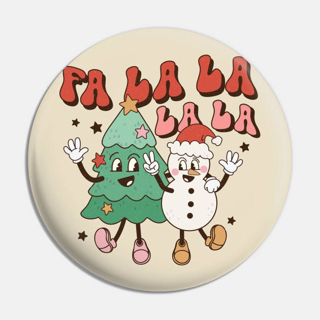 Fa La La La La Pin by Erin Decker Creative