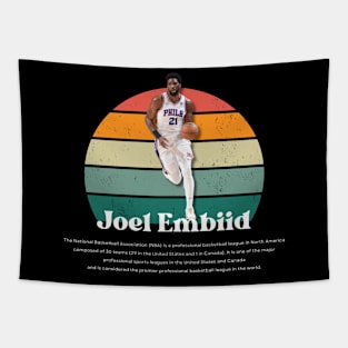 Joel Embiid Vintage V1 Tapestry