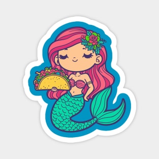 Mermaid with a Taco Magnet