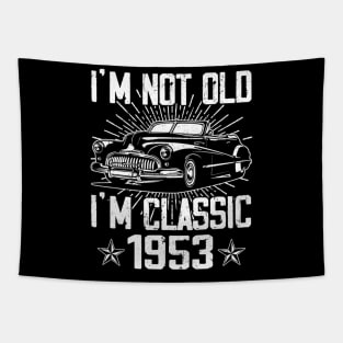 Vintage Classic Car I'm Not Old I'm Classic 1953 Tapestry