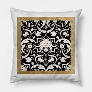 Gilded Intarsia Pillow