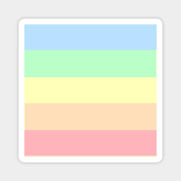 Pastel color palette - Aesthetic Pastel Color - Magnet | TeePublic