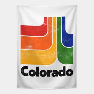 Colorado  // Original Minimalist Style Retro Graphic Design Tapestry