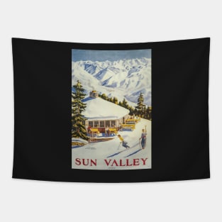 Sun Valley, Ski Poster Tapestry