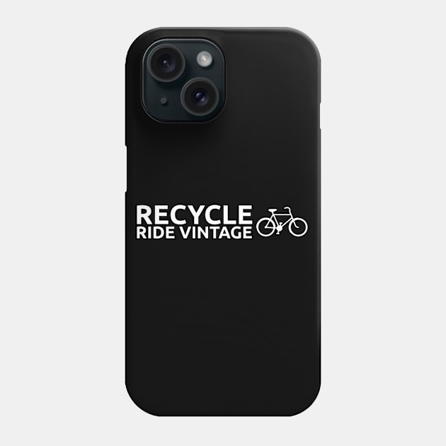 Recycle - Ride Vintage Phone Case by InletGoodsCo