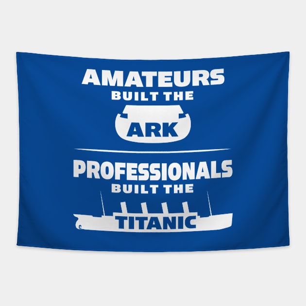 Amateurs versus Professionals Tapestry by Wright Art