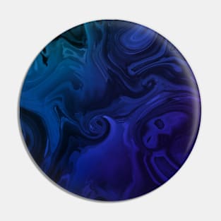 Purple Ombre Marble Goth Acrylic Fluid Pour Pin