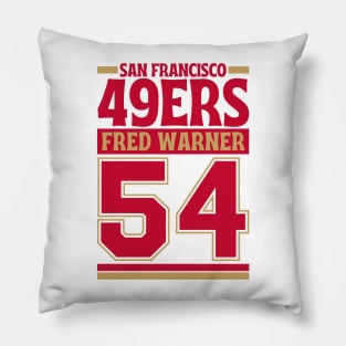 San Francisco 49ERS Warner 54 Edition 3 Pillow