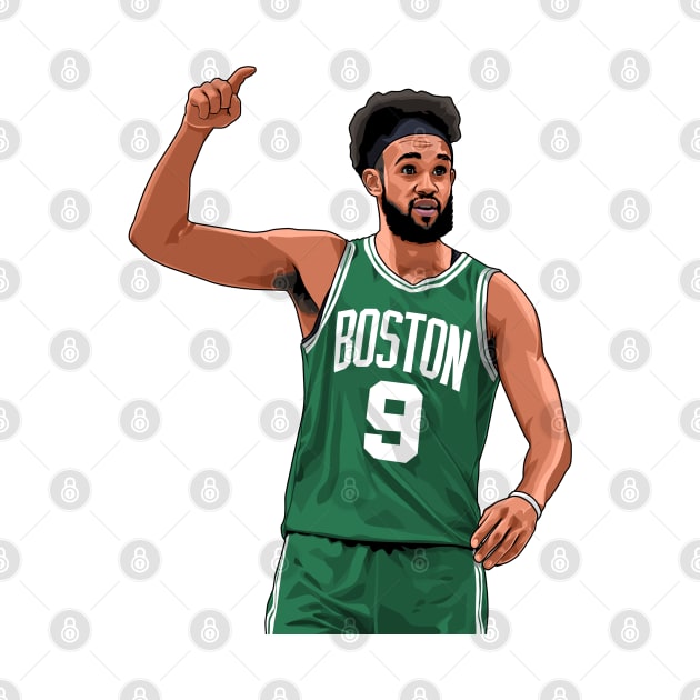 Derrick White by origin illustrations