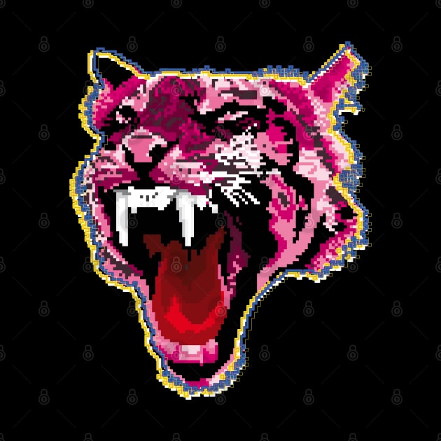 Weckywerks Pixel Tiger by weckywerks