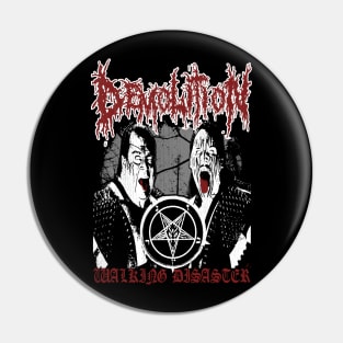 "DEMOLITION (black metal)" Pin